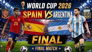 SPAIN VS ARGENTINA 🇪🇸🇦🇷 | World Cup 2026 FINAL 🏆 Best Opening Ceremony Anthem ⚽
