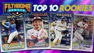 Top 10 Rookie Cards: 2024 Topps Series 2 Baseball 