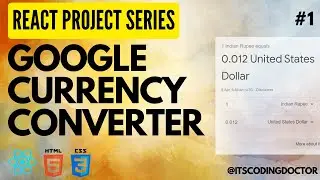 Google Currency Converter With React Js | React Projects Series #google #react #frontend #freshers