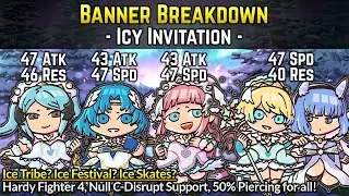 Ice Tribe Felicia, Flora, Thea, & Duo Fjorm/Nifl | Banner Breakdown: Icy Invitation