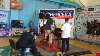 Илья жим 115 кг на КМС