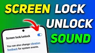 Enable or Disable Screen Lock Unlock Sound on SAMSUNG Galaxy M35