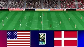 FIFA 23:  USWNT vs. DENMARK (w) | Sep 8, 2024 | FIFA Women's World Cup 2023 | PS5 Gameplay