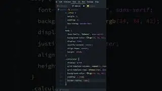 Make A Calculator Using HTML | Shorts