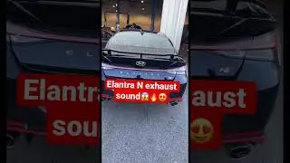 Elantra N stock exhaust sound 🔥