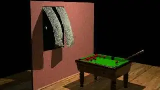 Pool Table Shot in 3DS Max
