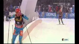 Biathlon Massenstart der Damen in Khanty-Mansiysk 2013