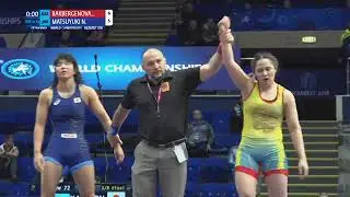 ( Women wrestling ) N.Matsuyuki ( Japan ) vs Z.Bakbergenova ( Kazakhstan )