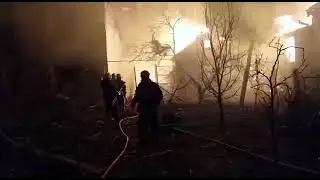 После удара крылатой ракетой Калибр по базе 95 Бригады в Житомире