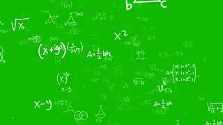 Math Background Green Screen
