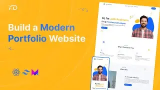 Responsive Portfolio Website using React JS, Tailwind CSS & Framer Motion