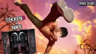 Did Tekken collaborate with Nike?    Tekken8 X NIKE Air foamposite one 'Jin kazama' Unboxing