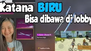 TUTORIAL BAWA KATANA BIRU KE LOBBY - FREE FIRE