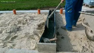 8. foundation for stairs and gas-block partition
