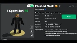 I spent 484 Robux