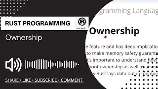Ownership - Tutorial - Basics of  Rust Programming for Audio