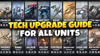 THE BEST TECH UPGRADES FOR EVERY UNIT (Objectively Correct! /s) | Mechabellum Unit Guide