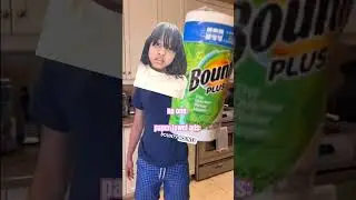 TV ads of  paper towel 👍