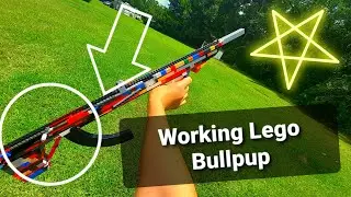 MY MOST REALISTIC LEGO GUN BUILD EVER! (Shell ejecting bullpup)