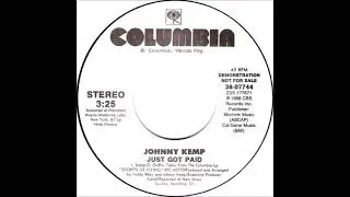 Johnny Kemp – Just Got Paid (Promo 45)