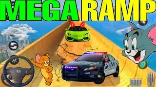 MEGA RAMP SUPER CAR CHALLENGES _ INDIAN BIKE 3d