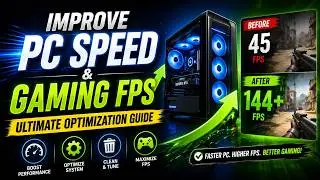 Improve PC Speed & Gaming FPS | Ultimate Optimization Guide