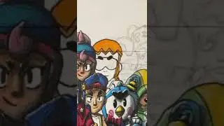 Day 50 Drawing EVERY Brawler - Buster🤯 