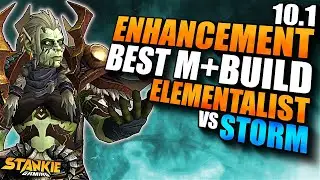 The BEST Enhancement M+ build - Elementalist VS Storm Cleave | Dragonflight Season 2