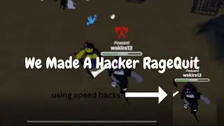 I Made A Hacker Rage Quit | Roblox The Survival Game