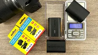 Тестируем Идеальные Аккумуляторы LP-E6 из Китая. Использую на Canon R7