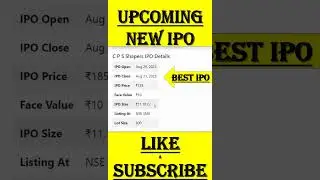 C P S Shapers IPO GMP  C P S Shapers IPO GMP | 