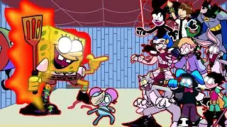 FNF- See You V2 But All Glitched Legends Characters Sing It🎤(Every Turn a Different Character Sings)