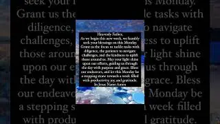 Monday breakthrough prayers