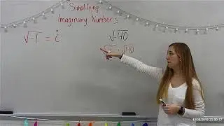 Simplifying Imaginary Numbers