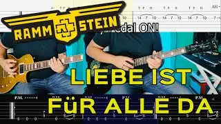 Rammstein - Liebe Ist Für Alle Da |Guitar Cover| |Tab|