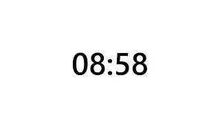 Timer for 8 minutes and 58 seconds