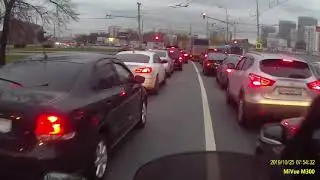 Глупое ДТП 25.10.2019 Москва Варшавское шоссе