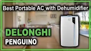 DeLonghi Penguino Portable Air Conditioner - Best Portable Air Conditioner with Dehumidifier