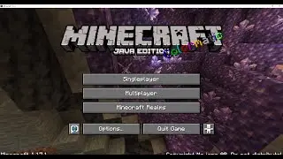 Just playing minecraft again...
