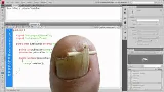 Actionscript 3 Flash Game Tutorial - Boulder Dodge Spaceship Class Part 1