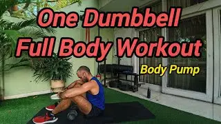Ultimate ONE DUMBBELL Full Body Workout Guide | Full Body Workout Session With 1 Dumbbell At Home 💪🏽