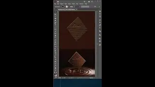 REALISTIC 3D chocolate in Adobe illustrator 3d & Materials Tool 