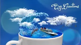 Coffee cup | Fantasy World | Photo manipulation |Photoshop | Photoshop tutorial |StyleArt Gallery