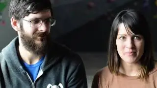 The Akro-preneurs: Climbing the walls with Nathan and Liz at Rock Mill gym