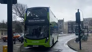 *NEW* Journey on B&H ADL Enviro 400MMC 718 YX24 PRV on Route 12A to Brighton Station