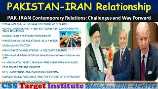 IRAN-PAKISTAN Relation: A Delicate Balance | TAPI GAS Pipeline | Ebrahim Raisi