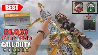 DLQ33 FAST ADS + NO HITMARKER GUNSMITH IN COD MOBILE | SEASON 1 BEST SNIPER GAMEPLAY WITH LOADOUT