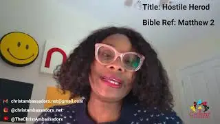 Hostile Herod || On not being hostile