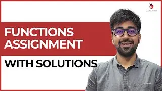 Solving basic function questions | Class 63 | Python (Core & Advance) Course