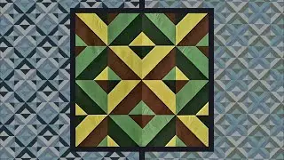 Patchwork for beginners. 3D block 